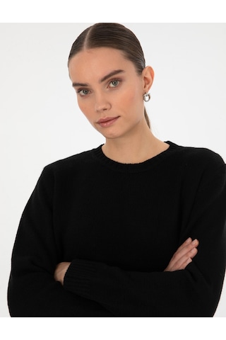 Pierre Cardin Kadın Siyah Kazak /triko 50316310-vr046 Siyah