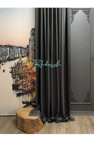 Brillant Blackout Karartma Işık Geçirmez Fon Perde 19 Renk Seçene