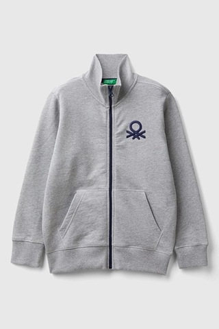 United Colors Of Benetton Erkek Çocuk Sweat 222a3j68c501b Gri Melanj Gri Melanj