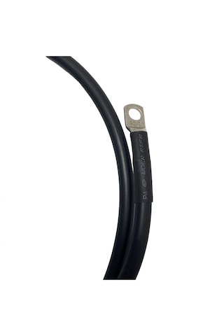 Akü-ınverter Arası Kablo 25'lik Bakır 1m Siyah