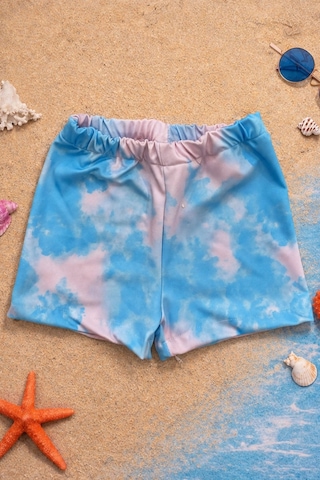 Esila Kids Kız Çocuk Puantiyeli Etekli Mayo Takımı Çok Renkli