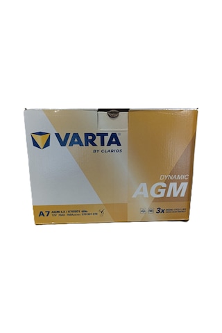 Varta 70 Ah. 760a En Start Stop Dynamıc Agm Üretim Tarihi:2026