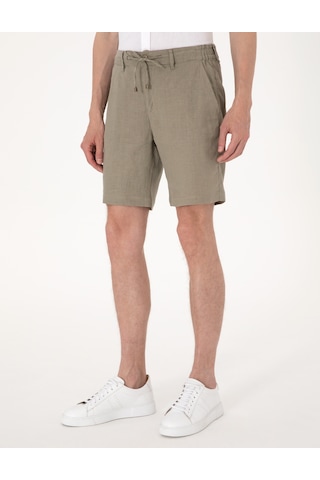 Pierre Cardin Erkek Haki Şort / Bermuda 50301780-vr027 Haki
