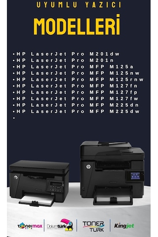 Tonermax Hp 83a / Cf283a Uyumlu Toner 2'li Paket / M201 / M125 / M225 / M127