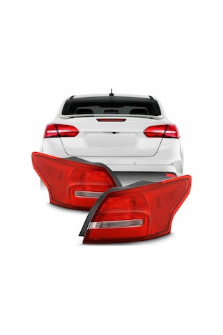 Ford Focus 3.5 Sağ + Sol Arka Stop Lambası Takımı 2015--2018