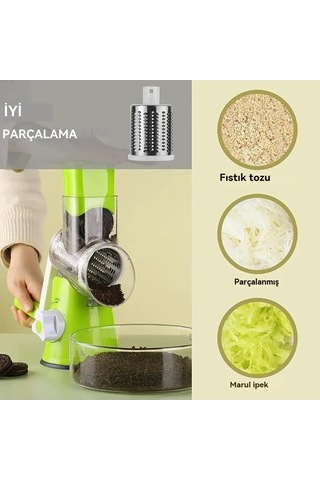 Createtech Peynir Rendesi, Yeşil Zenginliği, Model Xyz Renkli