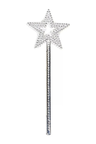 Yıldız Model Peri Asası Melek Asası Prenses Asası Metalize Gümüş Renk Lisinya Diğer