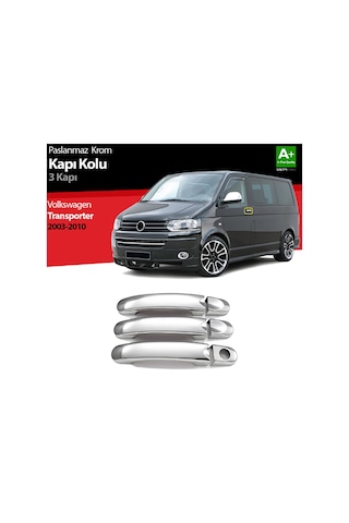 Vw Transporter T5-t6 2003 Sonrası Kapı Kolu Kromu 3 Kapı P.çelik
