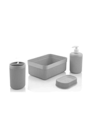 ALESTA Akrilik 4 Parça Banyo Takımı