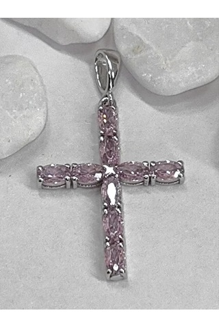 Sılver Whale 925 Ayar Gümüş Pandantif 417315501 Pembe