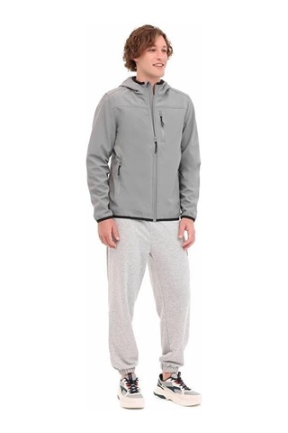 Kinetix Ml Basıc Softshell 5pr Gri Erkek Mont Gri Koyu