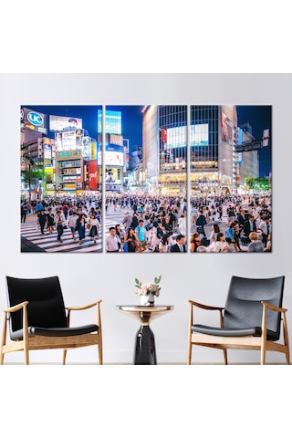 120x150cm 3 Parçalı Kanvas Tablo, Görüntüleme 3 Boyutlu Kanvas