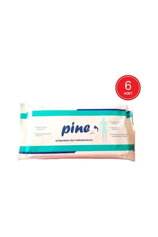 Pine Antibakteriyel Vücut Temizleme Havlusu 6 X 52'Li