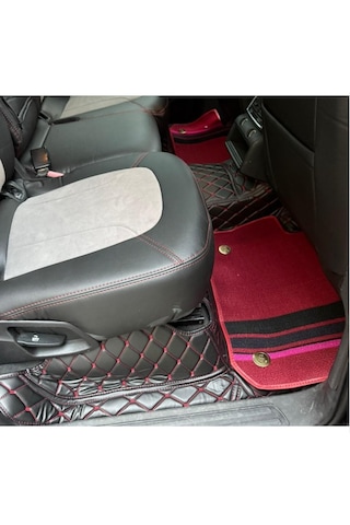 Audi Q7 2006-2015 Arası Aracına Özel 8d Çift Katmanlı Havuzlu Paspas Takımı Siyah