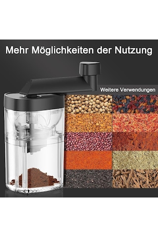 Kacply Manuel Kahve Öğütücü, Değirmeni Kahve Çekirdekleri Ve