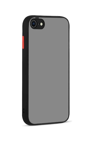 Apple Uyumlu iPhone Se 2020 Kılıf Zore Hux Düğme Ve Kapak Zıt Renk Kılıf