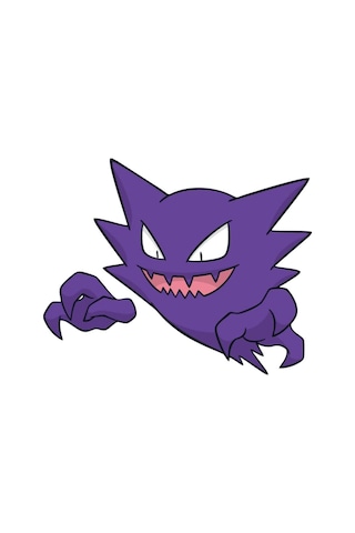 10 X 8 Cm Haunter Pokemon Sticker Motor Araba Kask Laptop Sticker
