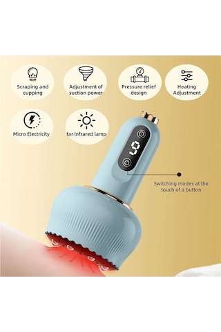 Willowhaven Elektrikli Güzergah Masaj Vakum Emme Zayıflama Vücut Mavi Mavi