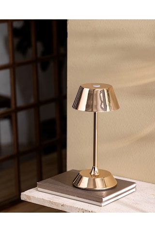 Madame Coco Bernelle Dokunmatik Abajur - Gold 8684427117484 Sarı