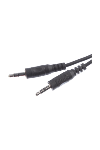 Tek-iş Aux Stereo Ses Aktarım Kablosu 3.5mm Jak Erkek Erkek L Tipi 1.5 Metre
