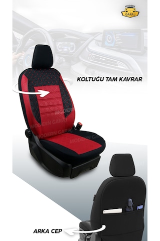 Renault Clio Symbol Fluence Megane Broadway Toros Tam Set Kırmızı