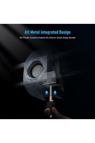 3-v3 Hotend Kiti Yüksek Akışlı Baskı Seramik Isıtma Kitleri Hızlı Değiştirilebilir Nozul Kiti 3d Yazıcı