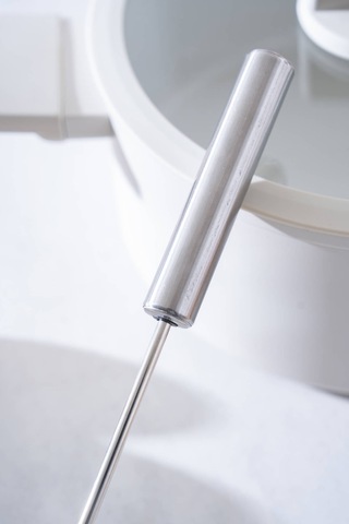 Evero Manuel Çelik Çırpıcı - 30 Cm Silver