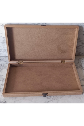 Hobi Adn Tavla Sandık Kutu Ahşap Mdf Ham Model Kutuda Sevk El Yapım