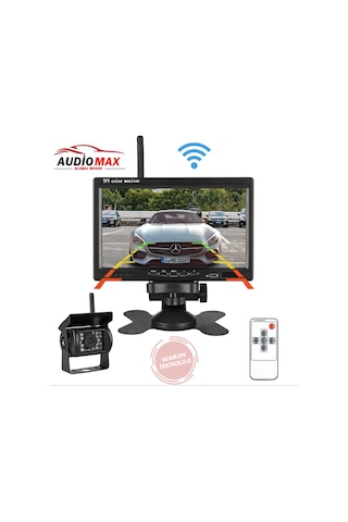 Kablosuz 7 İnç Monitör ve 18 Ledli Kablosuz Gece Görüş Kamerası