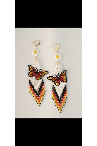 Harmel Jewelry Miyuki Kelebek Küpe