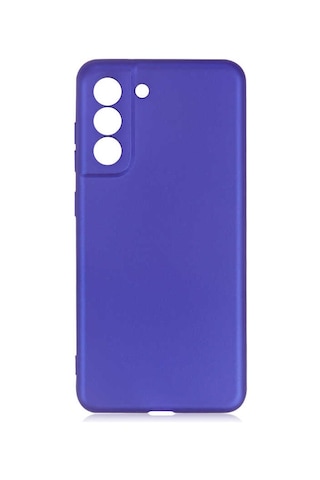 Zore Galaxy Uyumlu S21 Fe Kılıf Msra Premier Silikon Kapak - Saks Mavi Saks Mavi