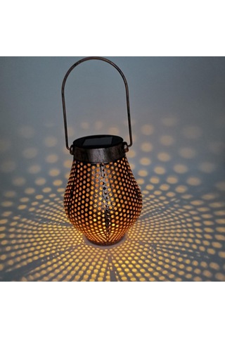 Homyl Yard Ağacı Avlu Çit Bahçe Için Led Asılı Güneş Fener Açık Mor