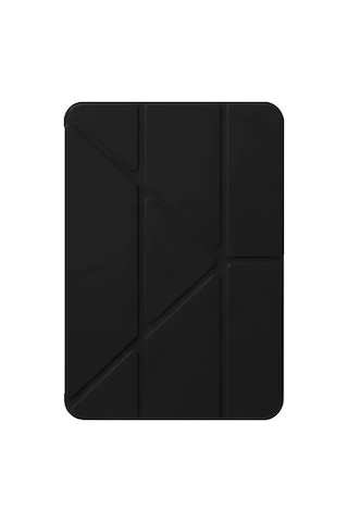 Mey İthalat İpad 2025 10.9 10.nesil A16 Mera Kalemlikli Tablet Kılıfı - Siyah Arka Kapak