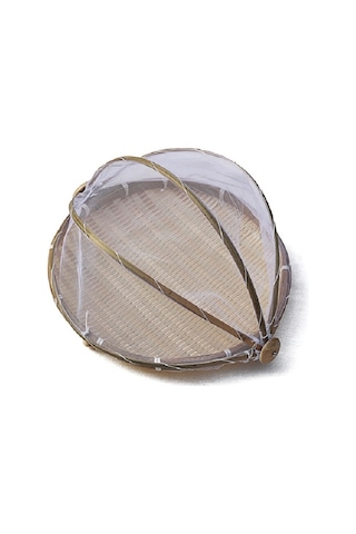 Sones Ev Çörek Çerçevesi Yuvarlak Tozpan Bambu Dokuma Saklama Sepeti, Özellikler: Birincil Renk 42 Cm Diğer