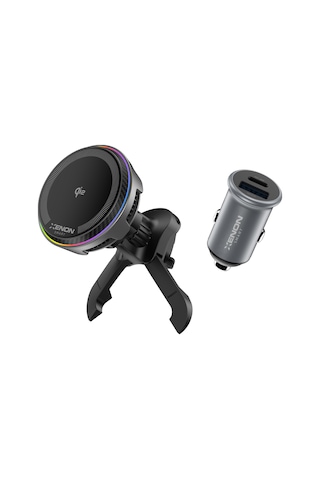 Xenon Smart Qi2 Kablosuz Araç Şarjı Ve Tutucu 15w, Aktif Soğutma Fanı, 48w Hızlı Şarj Adaptörü, 360 X6416