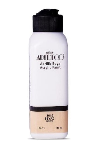 Artdeco 3619 Beyaz Akrilik Boya 140 ML