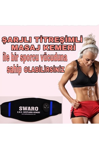 Şarjlı Titreşimli Kas Kemeri