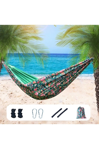 Suntek Taşıma Çantalı Kamp Hamak Dış Arka Bahçe Yeşil