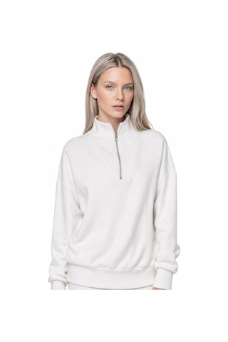 LOFT Loose Fit Kadın Sweatshirt Lf2042392 Q1.v1 Beyaz