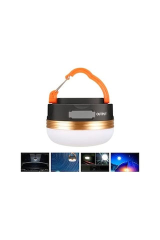 Funtree Usb Şarjlı 3 Modlu Manyetik Kamp Feneri - Suya Dayanıklı, 1800mah Pil, Beyaz Beyaz