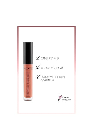 Note Cosmetique Flawless Lipgloss Nemlendirici Dudak Parlatıcısı - 05 Sweet And Sour - Turuncu