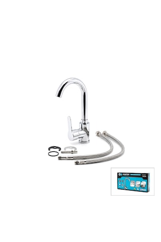 Krom Delta Lavabo Bataryası Aç Kapa Ktx-2639 50001 Açık Gri