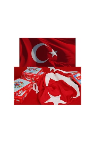 Lüks Türk Bayrağı Alpaka Kumaş Bayrak 70x105 Cm 8691731020102 Diğer