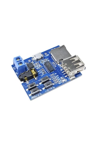 Elektronikport-Mp3 Oynatıcı Tf Kart Ve Usb Flash Disk Girişli Modül (Mp3 Formatı