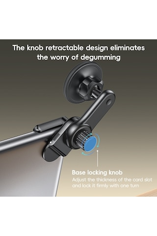 Yesido C213 Araba Kayan Ekran Klipsli Magsafe Manyetik Telefon Tutucu Siyah