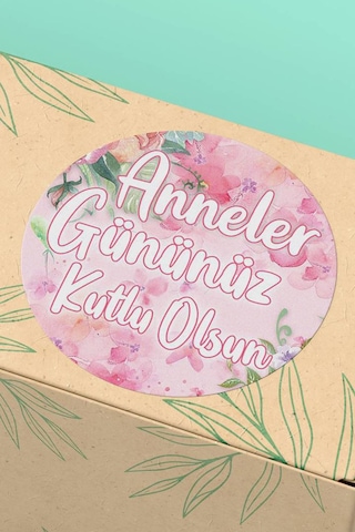 Anneler Gününüz Kutlu Olsun Sticker 3x3cm St2368 Çok Renkli