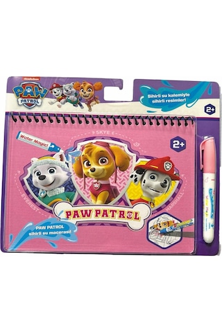 Pembe Paw Petrol Sulu Boyama Kitabı Sihirli Kalem Sihirli Boyama Eğitici Kitap Pembe Paw Petrol