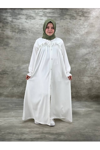 Kız Çocuk Beyaz Ferace Beyaz