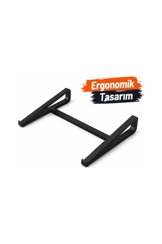 3 Parça Ergonomik Laptop Standı Notebook Yükseltici Havalandırmalı Dizüstü Bilgisayar Stand