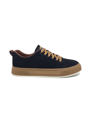 Taşpınar Ayakkabı Taşpınar %100 Hakiki Deri Sneaker Ortopedik Kışlık Erkek Rahat Günlük Ayakkabı Yeni Sezon Siyah Nubuk